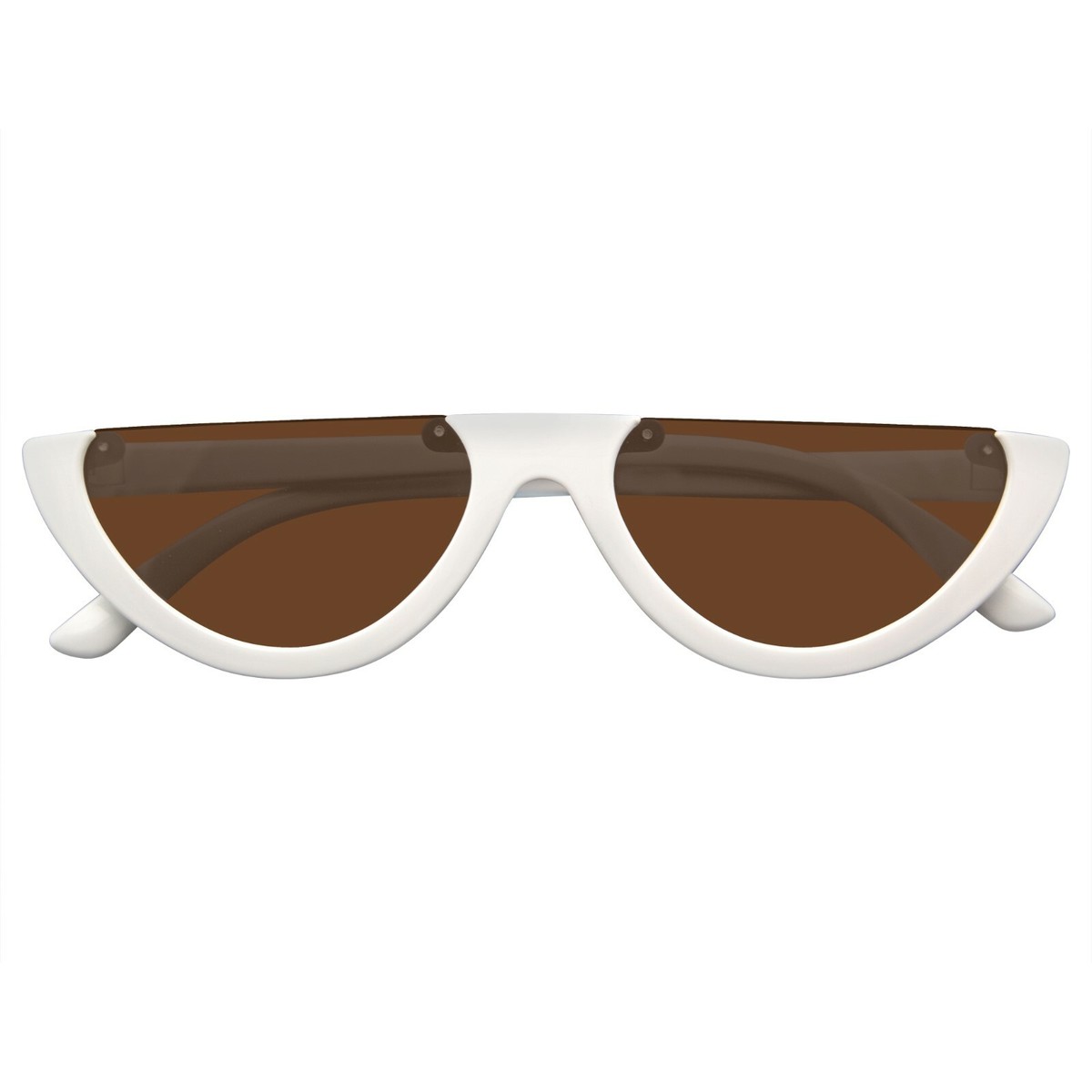 Retro Cat Eye Sunglasses UV400 Protection Lightweight Frame 90s oval cat eye sunglasses in black with smoke lenses  main image 4