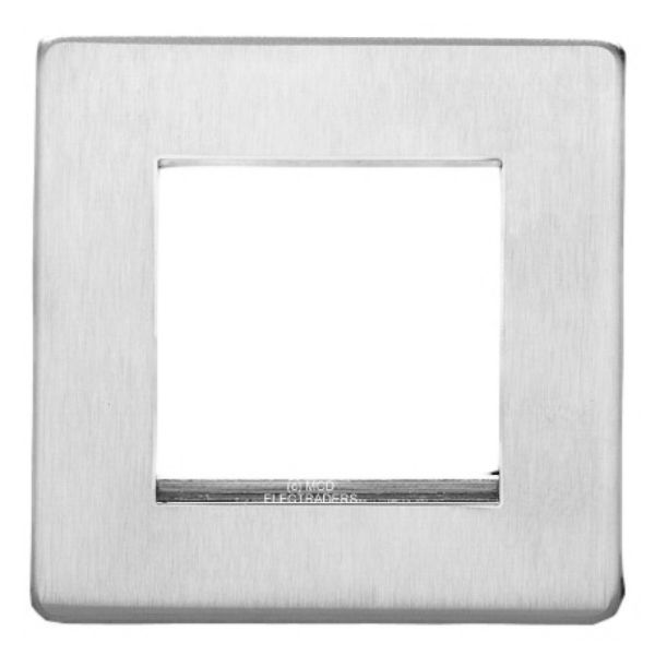 Crabtree 7507/HPC Communications Plate Cover - Highly Polished Chrome