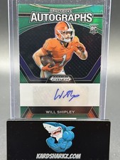 2024 Prizm Draft Picks CLEMSON Autograph Will Shipley #DPA-WSY RC Tigers Auto 