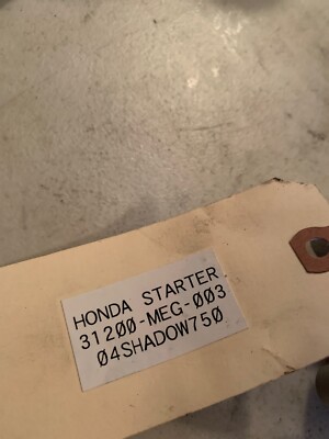 メグ OEM 2004 Honda Shadow VT750 Starter Motor 31200-MEG-003 | eBay