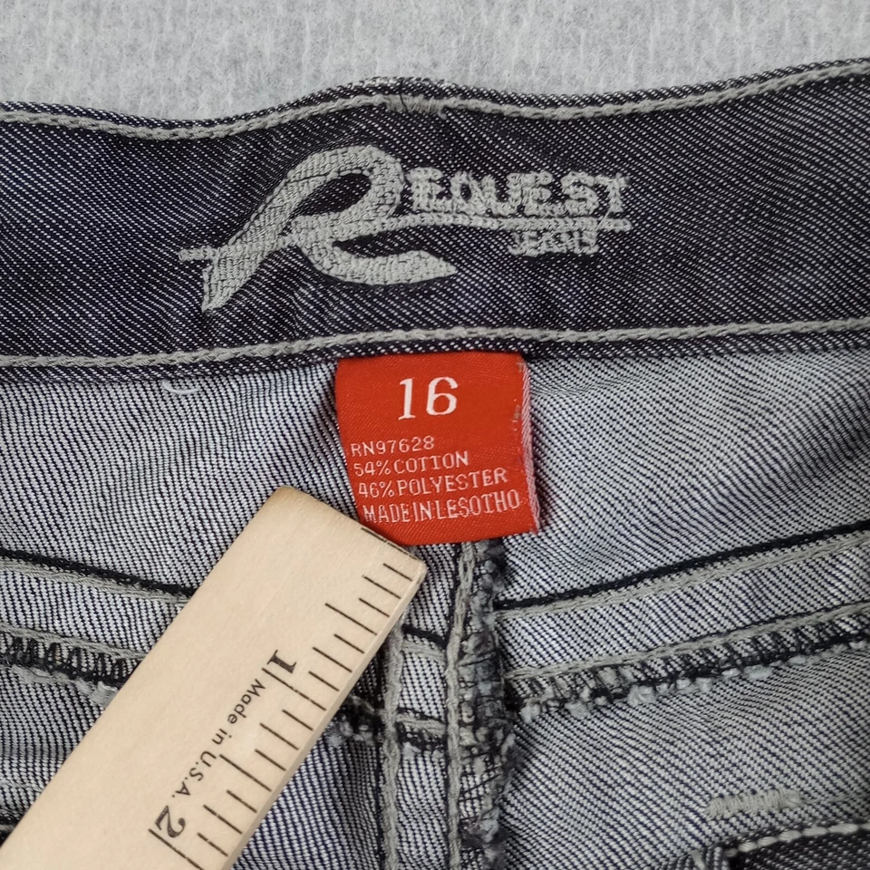 Pantalones Cortos Vaqueros Request Mujer 16 Gris Oscuro Vaquera Occidental Foto 2 de 4