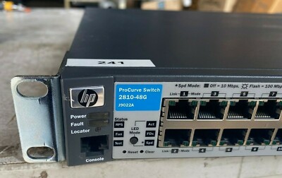 HP ProCurve 2810-48G J9022A 48 Port Gigabit Managed Ethernet