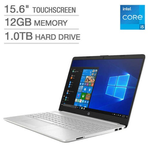 HP 15-DW3015CL 15.6" (1TB HDD, Intel Core i5-1135G7, 2.40GHz, 12GB RAM) Laptop - Natural Silver (2N3N0UA)