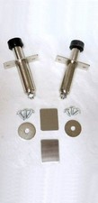 New Stainless Steel Door Or Trunk Poppers Kit 1 Pair Nice Hot Rat Rod