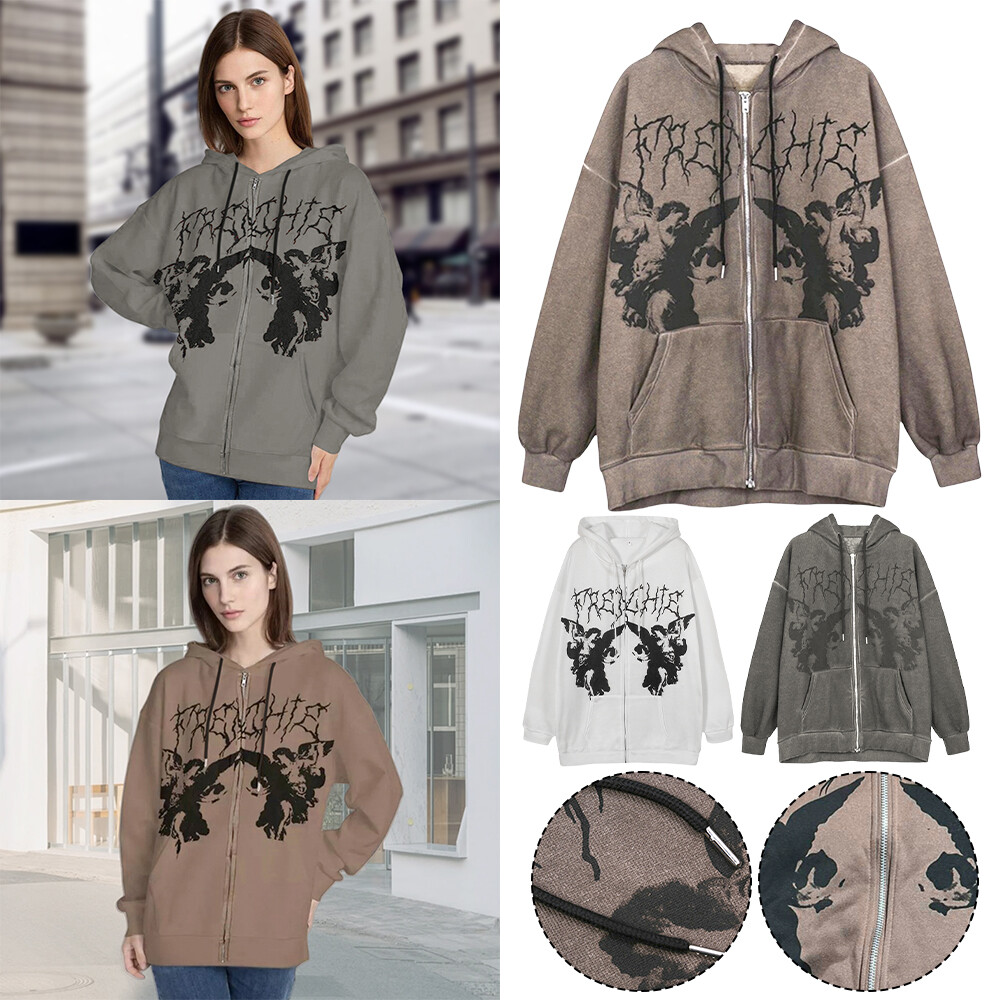 ジャケット・アウター Gothic design poncho y2k Grunge Y2K Jacket - Y2K Wearhouse