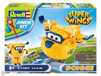 Revell Junior Kit 00871 Super Wings Donnie wandelbarer Roboter/Flugzeug - Brandneu in Verpackung