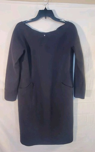 Alberta Ferretti, Abito donna vintage ALBERTA FERRETTI taglia 8 nero lana manica lunga tubino