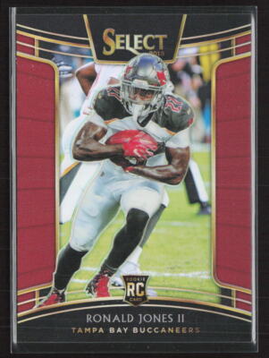 2018 Panini Select #1 Ronald Jones II Maroon Prizm #/99 Tampa Bay Buccaneers (S)