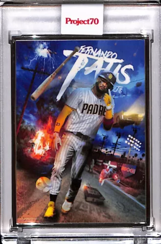 2021 TOPPS PROJECT 70 #283 FERNANDO TATIS JR. by DJ SKEE P70 SILVER FRAME 50/51