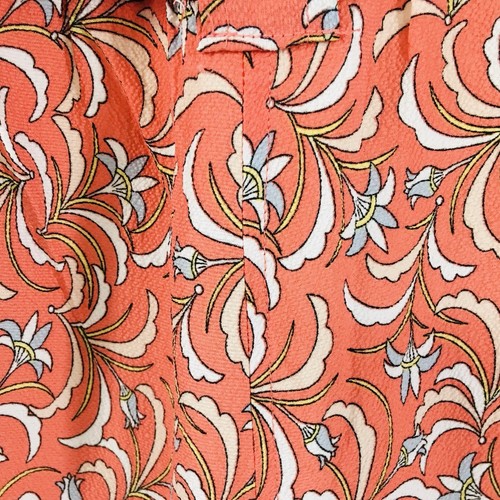 Max Studio Women’s Sz M Belted Floral Shorts Border Print w/ Pockets Coral - Picture 2 of 8
