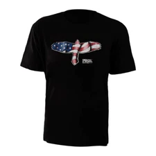 PRS Paul Reed Smith Patriot Bird Tee T-Shirt, Black, M Medium