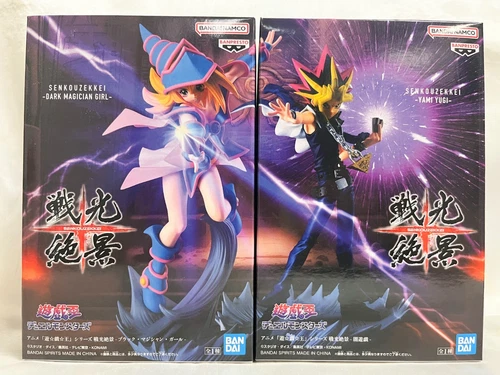 Yu-Gi-Oh! Senkou Zekkei Yami Yugi & Black Magician Girl Figure set Banpresto New