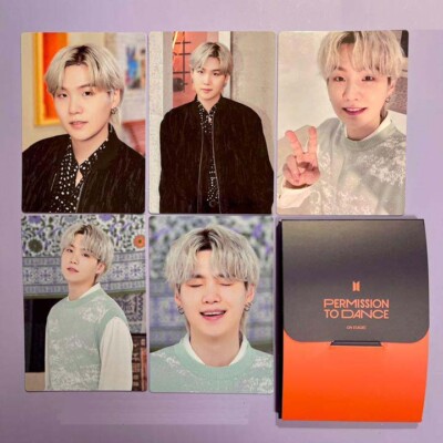 BTS SUGA PTD PERMISSION TO DANCE On Stage SEOUL Mini Photo Card Set