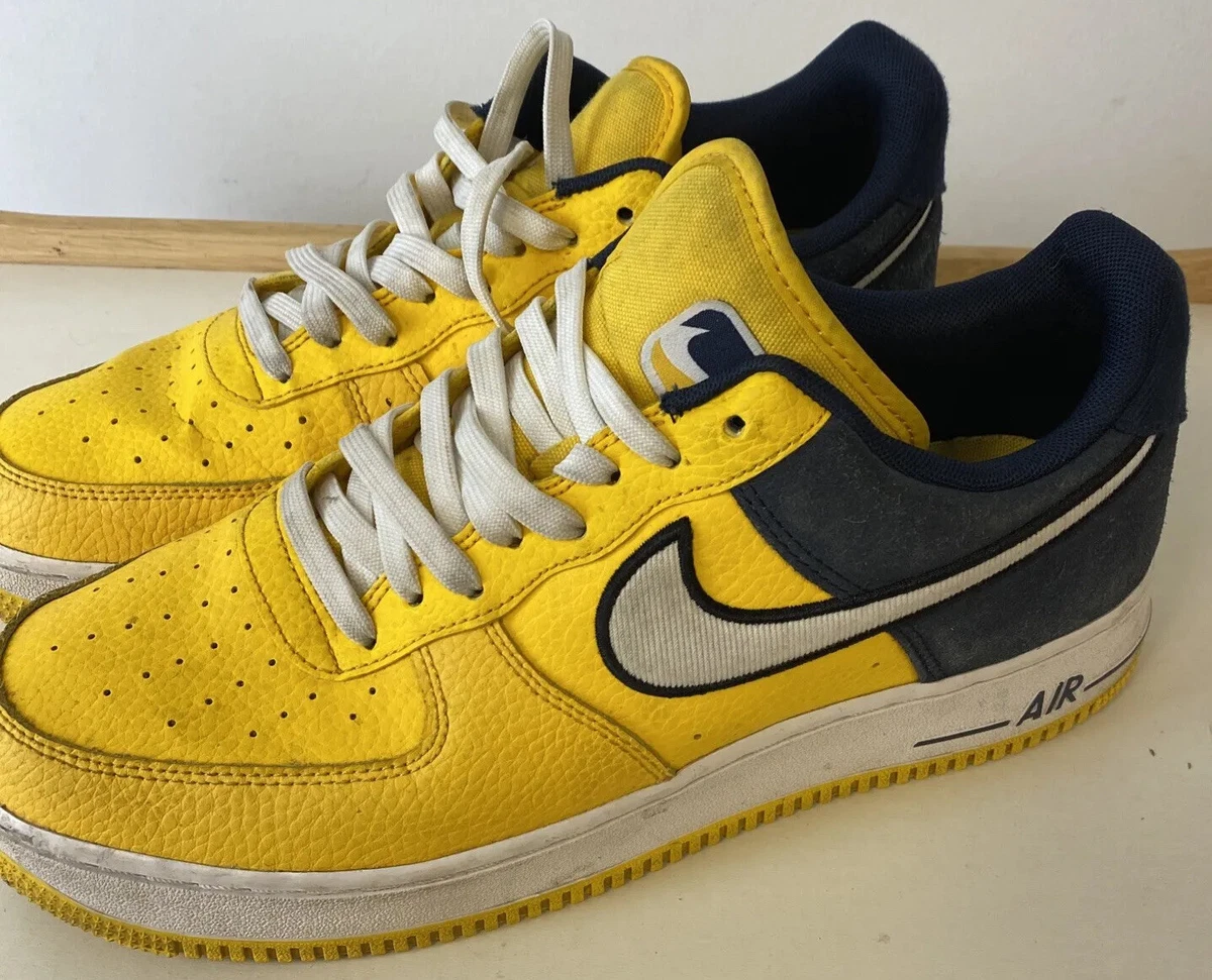 Nike air force 1 clearance 07 lv8 blue yellow