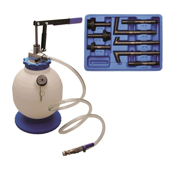 BGS-9992 GetriebeöL-BefüLlgeräT Mit Handpumpe Mit 8 Adaptern 7 L-image