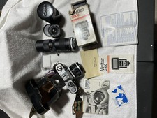 Canon FT QL 35mm Camera FL 55mm Lens FL 28mm Lens Vivatar 85-205mm Lens 2500 Fl