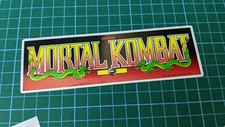 Mortal Kombat 1990's Logo Sticker Decal Arcade