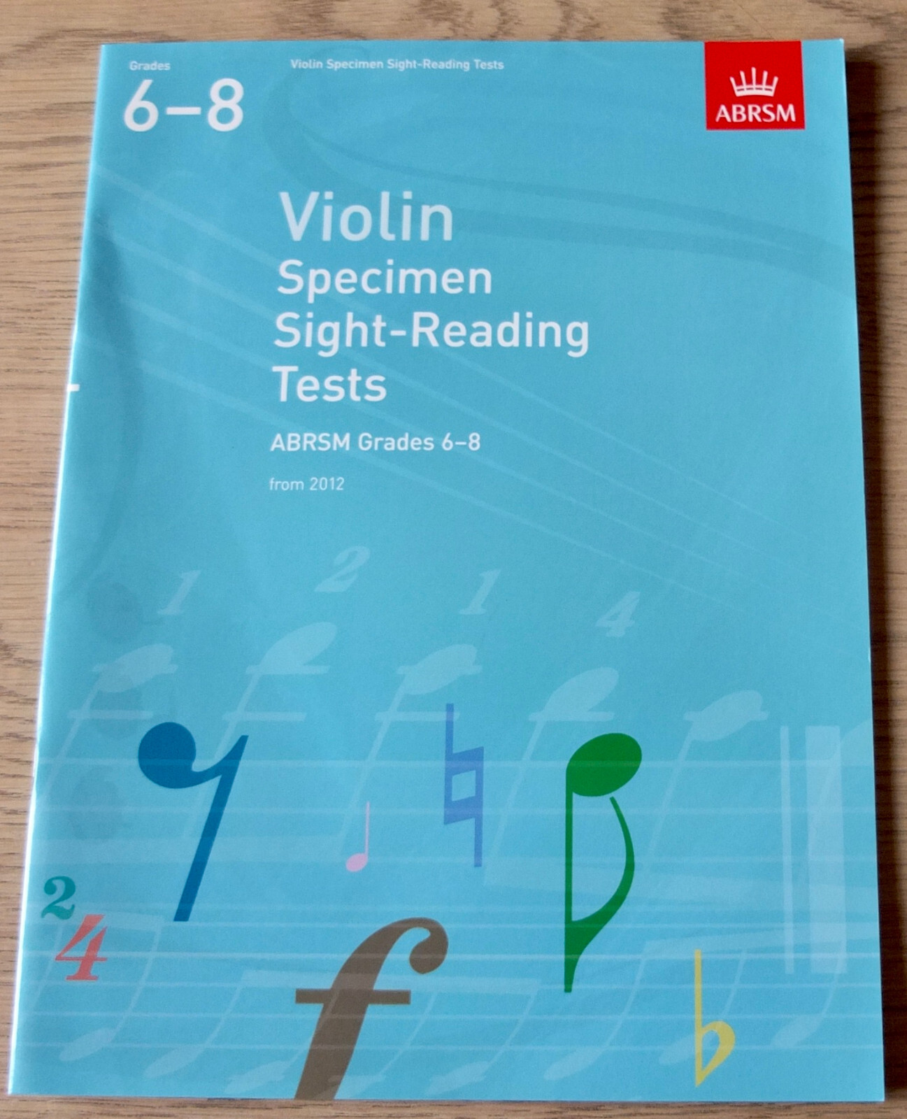 ABRSM VIOLIN SPECIMEN SIGHT-READING TESTS GRADES 6-8 MUSIC BOOK (2011)