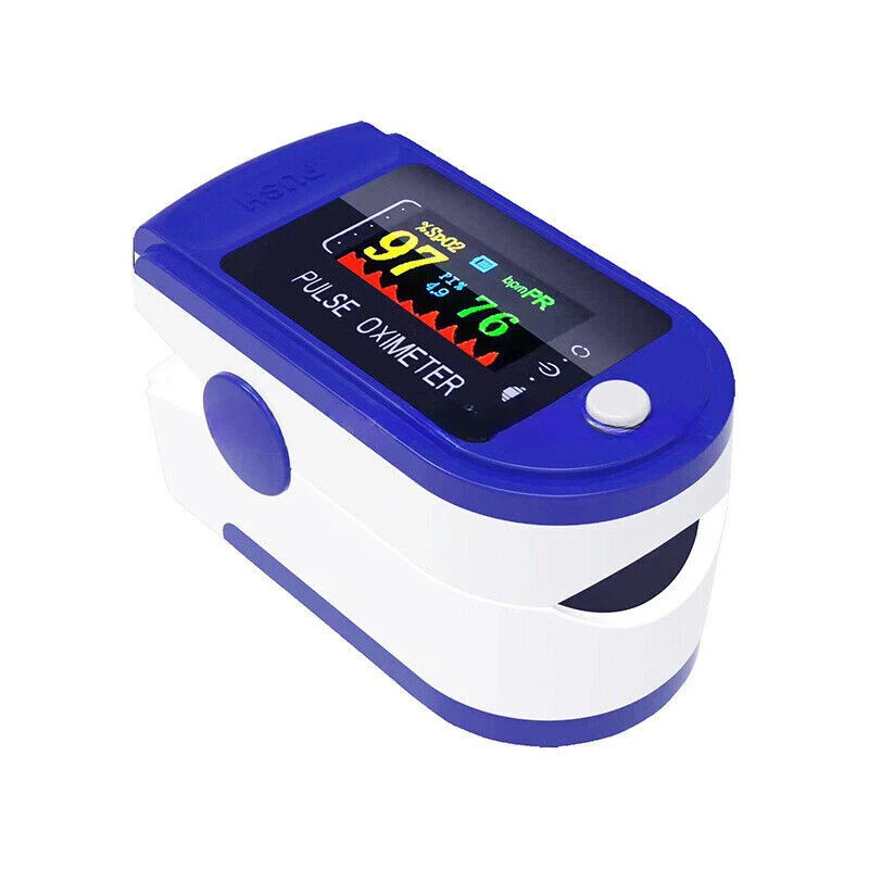 Oximeter Blutdruckmessgerät Finger Pulsmessgerät Puls SpO2 Blut Sauerstoff DE - Bild 2 von 4