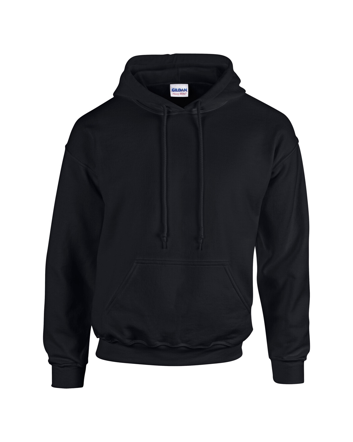 Gildan Heavy Blend Hoodie Men Pullover Black Plain Hooded Sweatshirt 18500