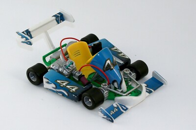 TECH-KART, Tony-Kart 44 blue go-kart X-Concepts, 1:12 scale 6'', New Unopened