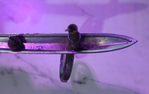 1973 1974 Dodge Charger Hood Ornament Emblem Trim SE With Base - Picture 8 of 15