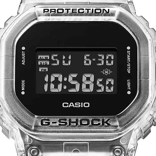 CASIO G-SHOCK DW-5600USKE-7JF Digital Watch Clear Skeleton