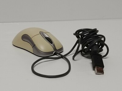 Old Intellimouse Vintage Microsoft IntelliMouse Optical USB Mouse PS/2 Compatible 5V ...