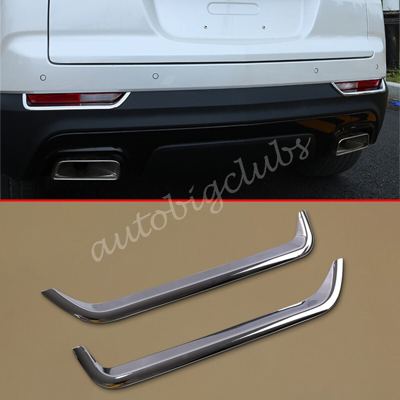 For Cadillac XT4 2019-2023 Chrome Rear Fog Light Strip Cover Trims Accessories