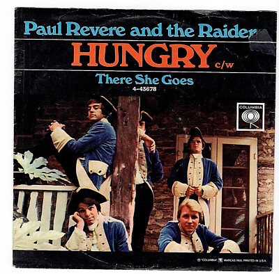 45RPM, PAUL REVERE / RAIDERS ' HUNGRY VG & PIC SLEEVE ' ROCK | eBay