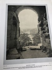 Durham 1924: Barnard Castle Balliol Walter Scot Old Vintage Original print