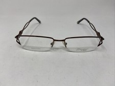 EMOZIONI BY SAFILO EM4363 FV8 BROWN 57-18-140 FLEX HINGE EYEGLASSES O530