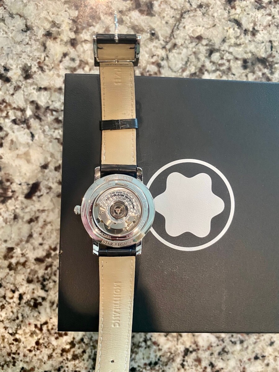 Montblanc 117574 Men's Silvery White Watch for sale online | eBay