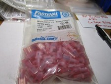 22-18 AWG Red Nylon Fully Insulated Butted Seam Female Disconnect QTY 100