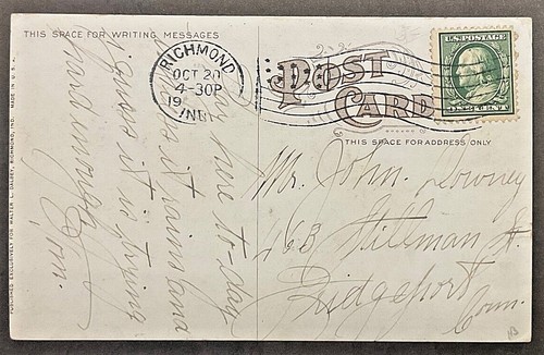 Richmond IN White Water River Lkg. N from Main StreetSHIPS FREE - Picture 2 of 2