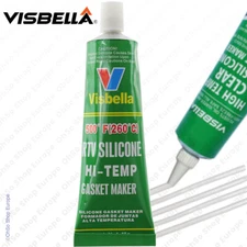 Visbella RTV Silicone Hi-Temp Clear Gasket Sealant For Oil Sump Engine Oil Pan