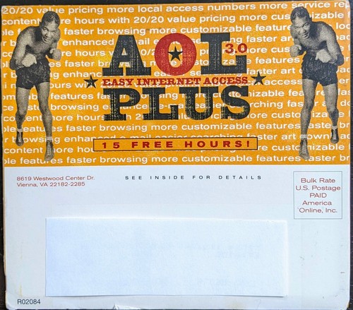 BOXER America Online Collector's / Install Disk, AOL CD/Floppy V3.0 - RARE - Picture 2 of 2