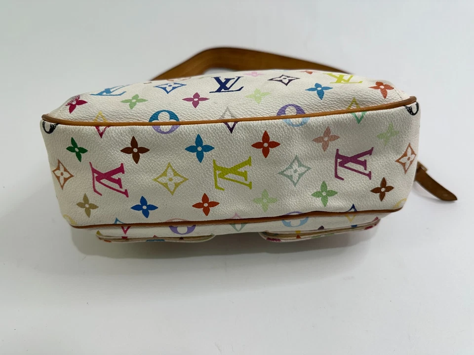 LOUIS VUITTON White Monogram Multicolore Canvas Lodge PM Shoulder Bag - Image 4 of 4