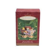 Hallmark Keepsake Safe In Noah's Ark 2000 Christmas Ornament 2000 Vintage