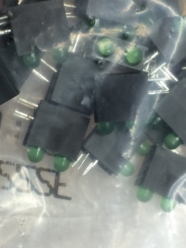 553-0222F DIALIGHT LED 3MM LOW CURR GREEN ROHS 10 PIECES - Bild 2 von 2