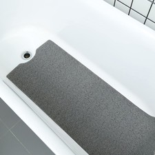 Leotruny Bath Tub Shower Mat 40 x 16 40" x 16" Rectangular , C01-dark Grey