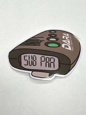 SHOT Show 2025 DARA Holsters "SUB-PAR" shot timer custom sticker, NEW/FREE Ship!