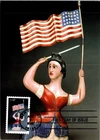 Dr Jim Stamps Maximum Card Liberty Figurine First Day Issue Back Cachet