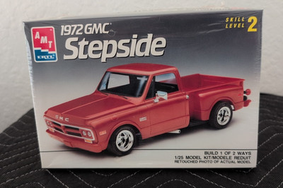 AMT 1972 GMC Stepside Truck 1/25 Mdoel Kit #6081 rare pickup. NIB
