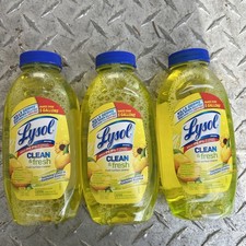  3 Lysol Antibacterial Cleaner Multi-Surface Kills 99.9 Bacteria Virus 10.75oz