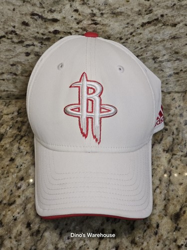 Cappello Houston Rockets NBA Adidas bianco rosso adulto taglia unica tutto elastico fascia - Foto 2 di 10