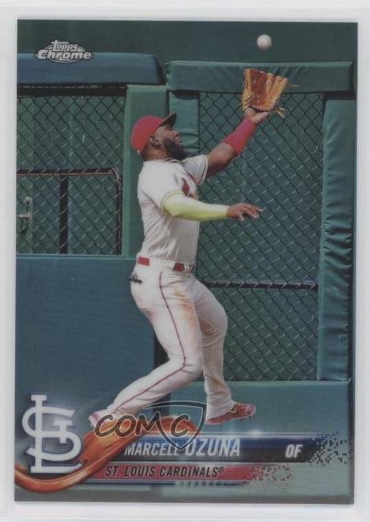 2018 Topps Chrome Update Target Exclusive Refractor 32/250 Marcell Ozuna 8p7