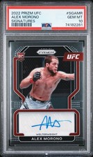 2022 Panini Prizm UFC Signatures Alex Morono Auto Psa 10 Autograph Rookie