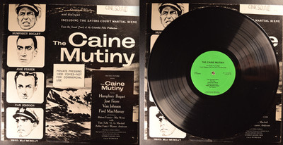 VERY RARE! NM THE CAINE MUTINY MAX STEINER CINESOUND CS001 LP 1k PRESSING 1970