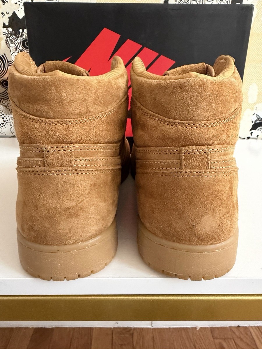 Air Jordan 1 Retro OG High Wheat Sneakers Size 10 Worn once with